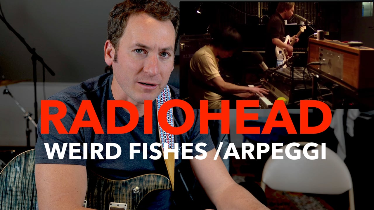 REACTS RADIOHEAD Weird Fishes / Arpeggi (From the Basement) Guitargate