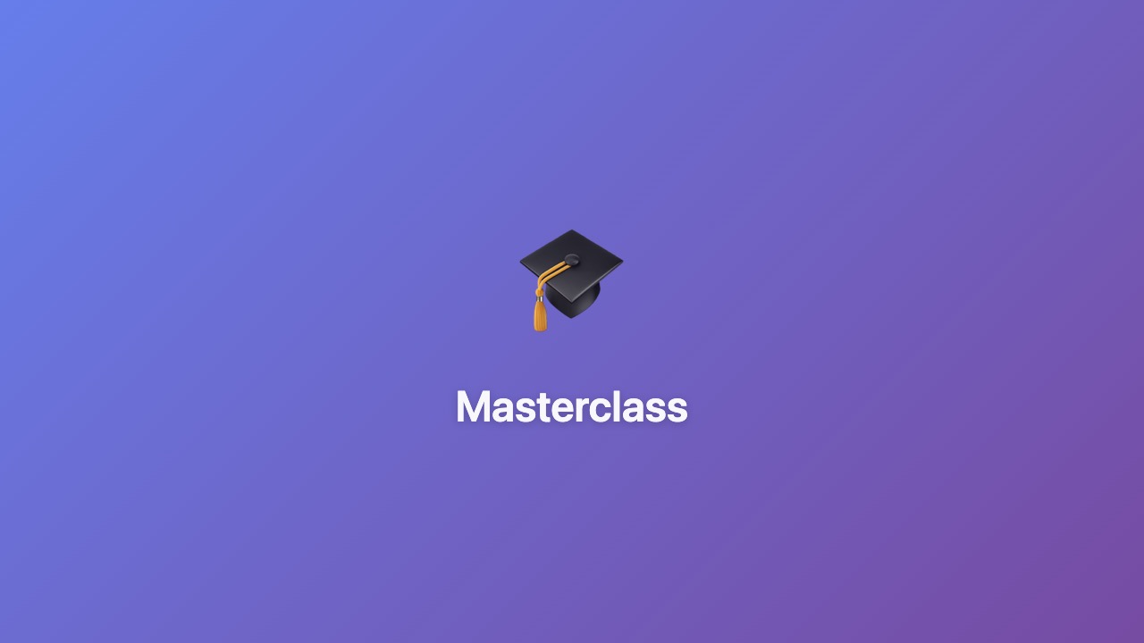 Masterclass default thumbnail